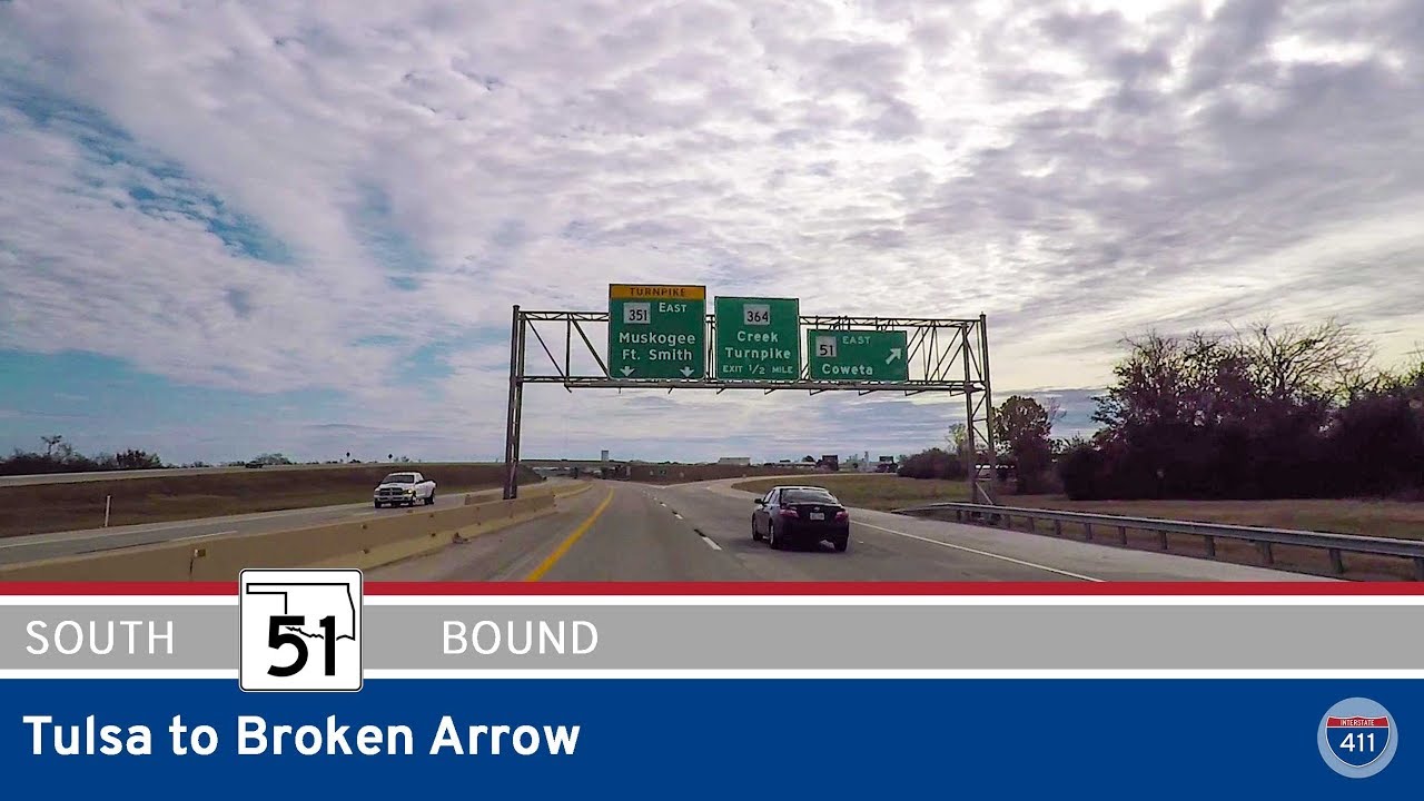 Oklahoma Highway 51: Tulsa to Broken Arrow – Oklahoma