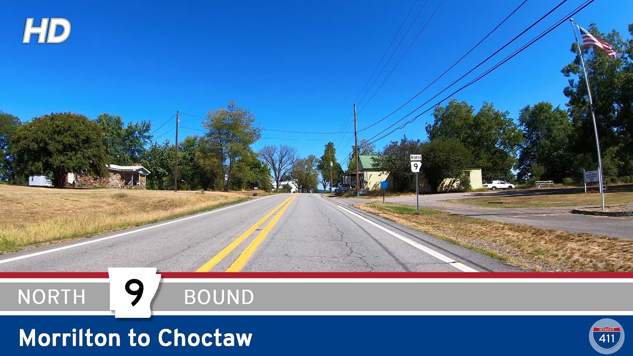 Arkansas Highway 9: Morrilton to Choctaw