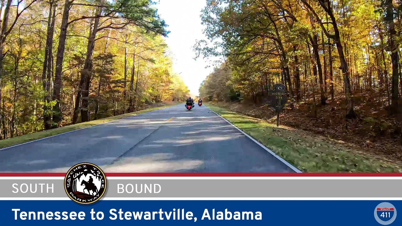 Natchez Trace Parkway: Tennessee to Stewartville – Alabama