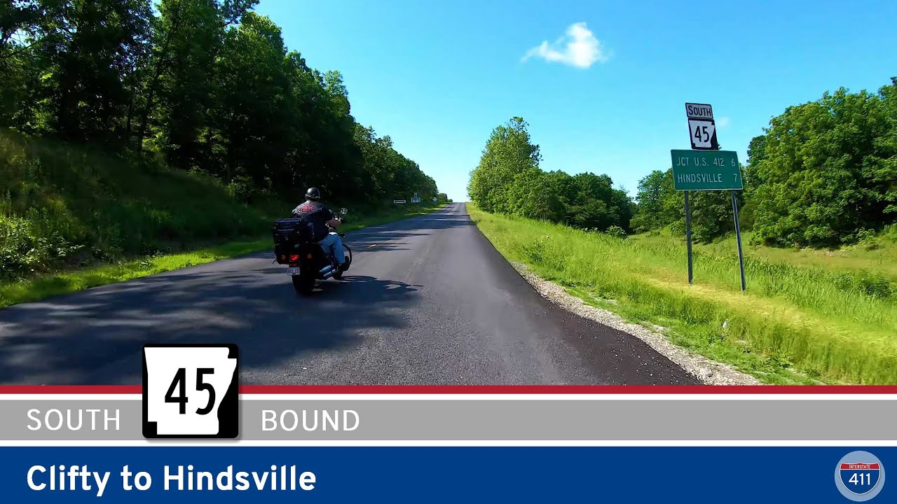 Arkansas Highway 45: Clifty to Hindsville