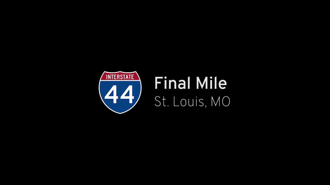 Interstate 44: Eastern Terminus in Downtown St. Louis