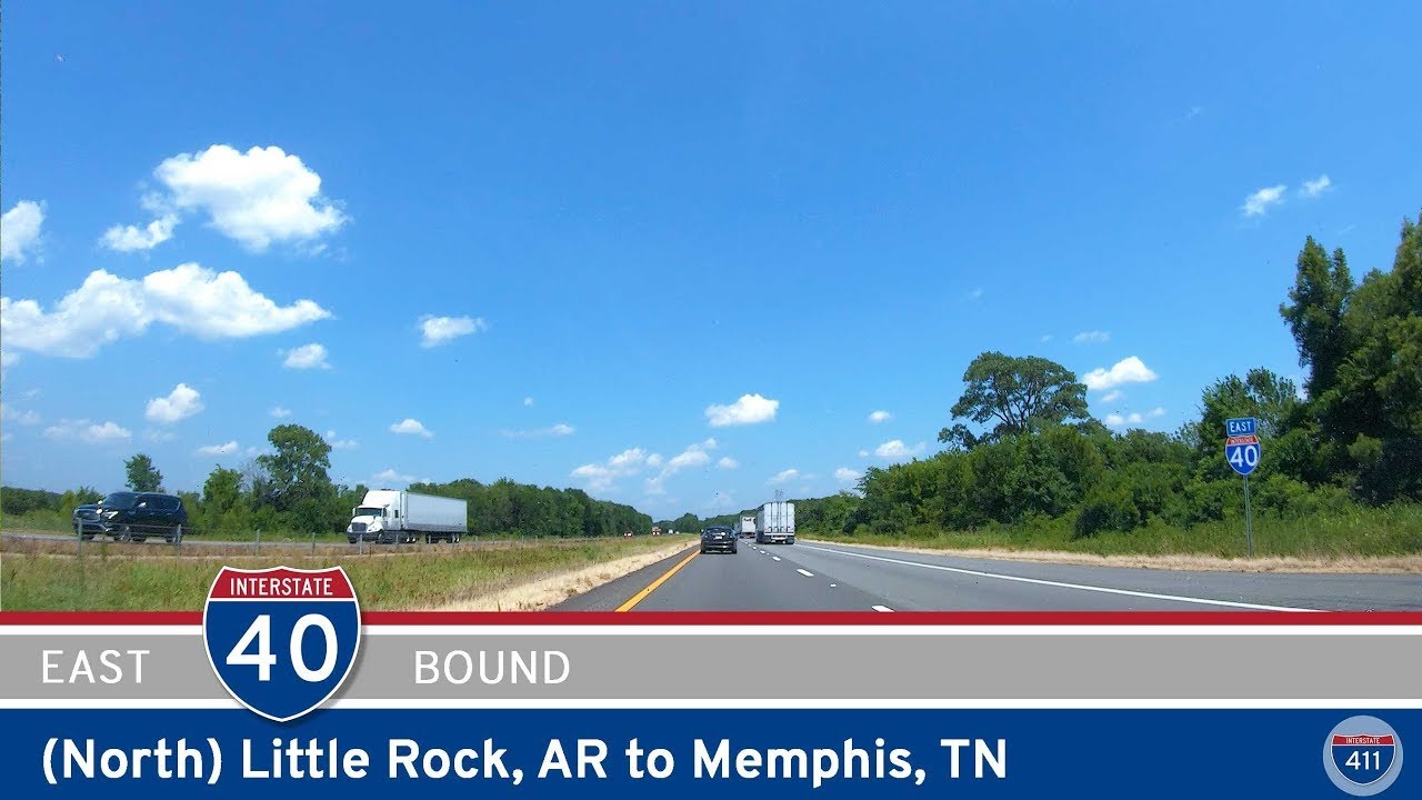 Interstate 40: Little Rock to Memphis – Arkansas