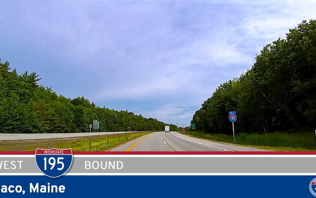 Interstate 195: Saco – Westbound – Maine