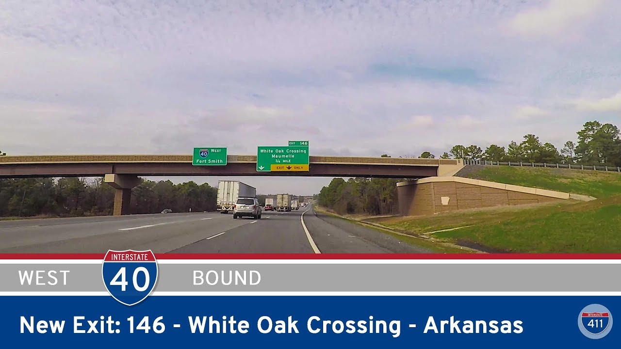 Interstate 40: Exit 146 – White Oak Crossing – Arkansas