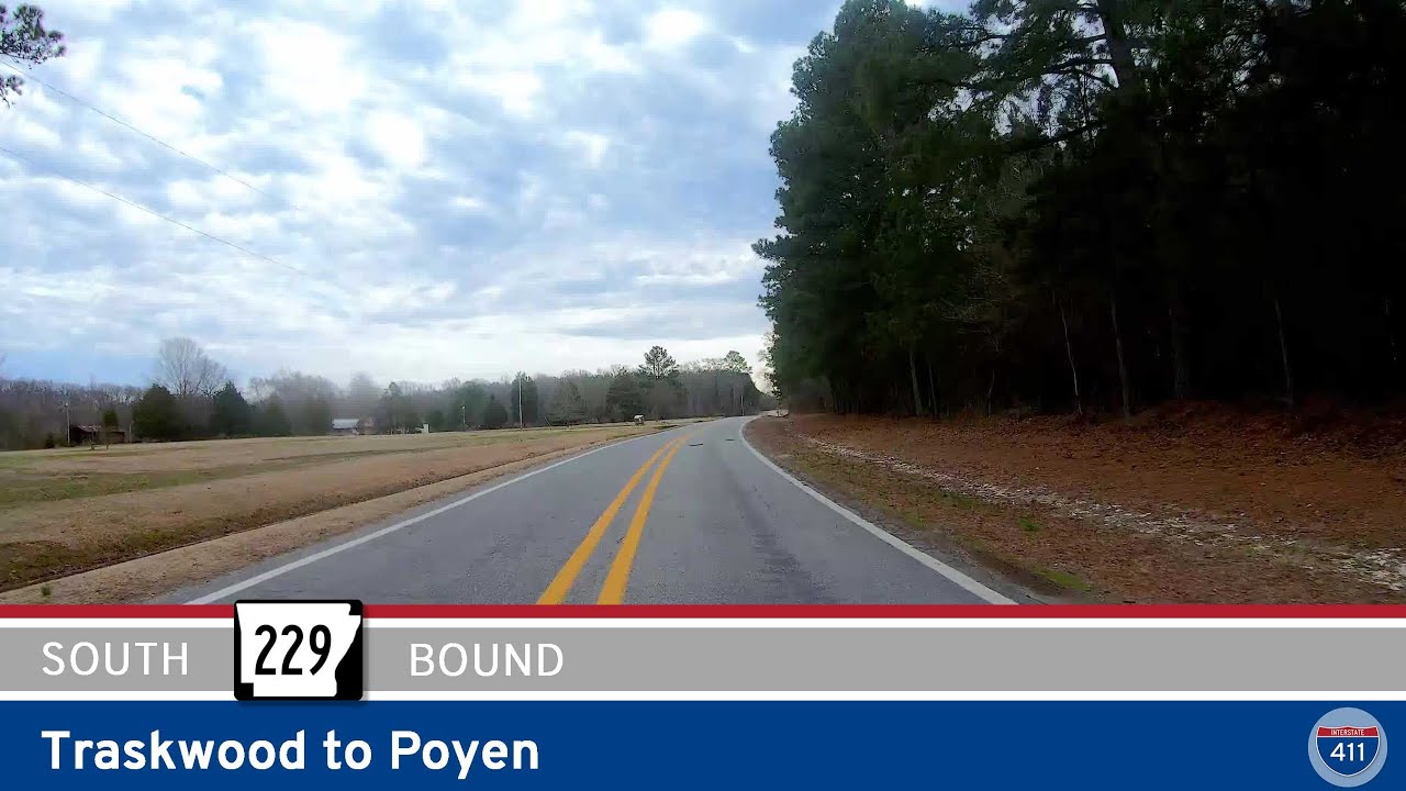 Arkansas Highway 229: Traskwood to Poyen