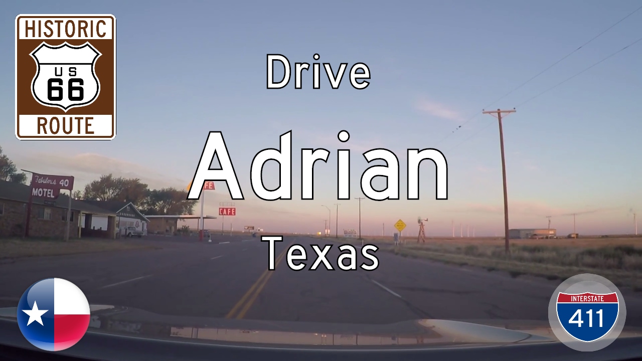 Historic Route 66: Adrian – Texas