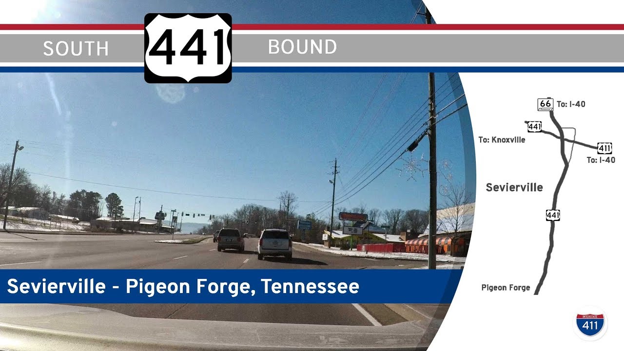 U.S. Route 441: Sevierville to Pigeon Forge – Tennessee