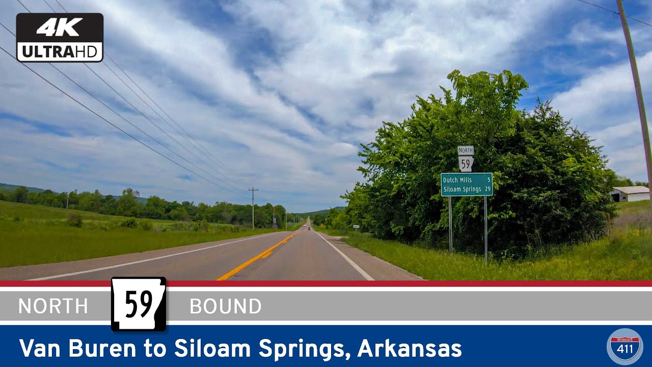 Arkansas Highway 59: Van Buren to Siloam Springs