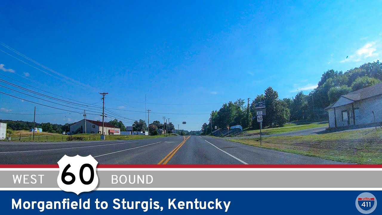 U.S. Route 60: Morganfield to Sturgis ~ Kentucky