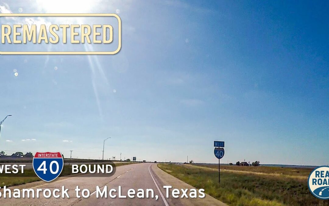 Interstate 40: Shamrock to McLean ~ Texas