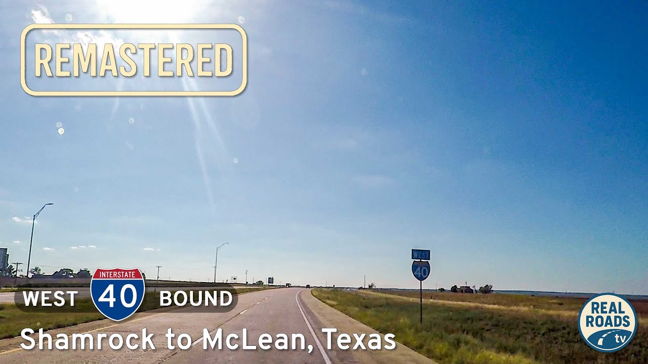 Interstate 40: Shamrock to McLean ~ Texas